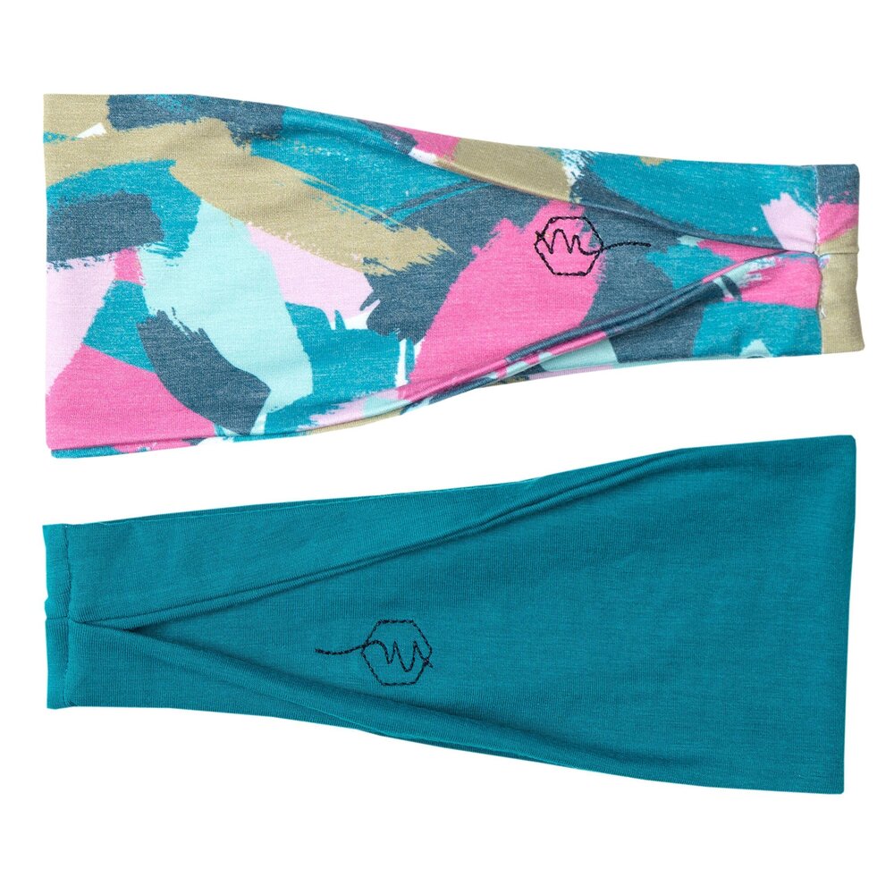1701 Bayside 2Pack, Workout Headbands, Wide Sports Running Headband